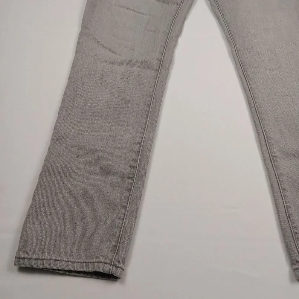 Childrens Place PLACE Mens Boys Size 12 Husky Gray Skinny Leg Denim Jeans